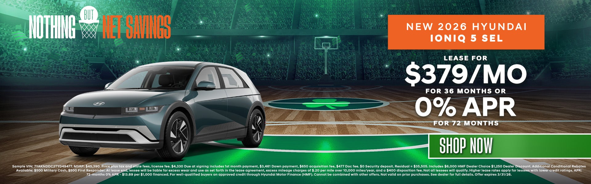 Lease a New 2026 Ioniq 5!