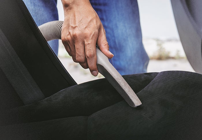 vacuuming interior| Kelly Hyundai in Hamburg PA